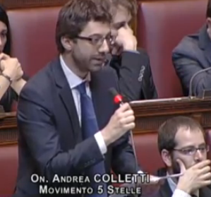 discorso andrea colletti movimento 5 stelle