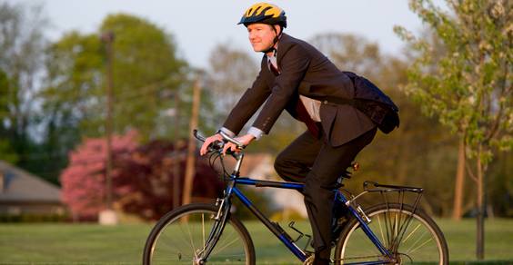 lavoro in bicicletta