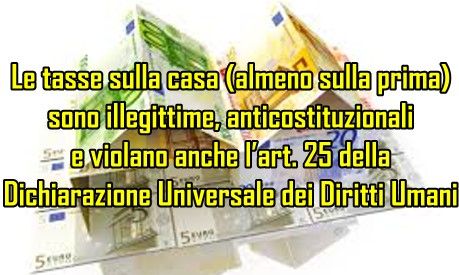 tasse sulla casa incostituzionali