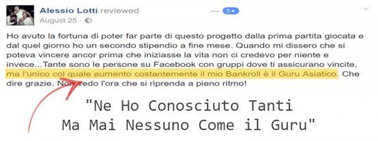 testimonianze guru asiatico