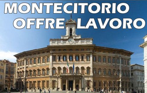 montecitorio offre lavoro