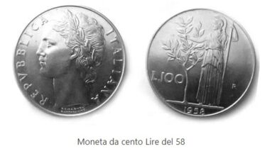 100 lire 1958